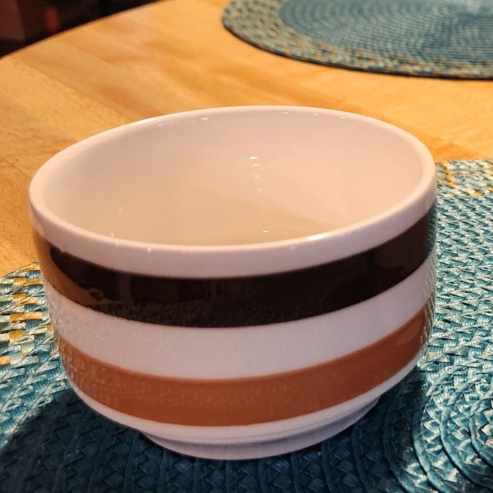 Carrigaline Ireland CRR1 Open Sugar Bowl Brown Tan Stripe